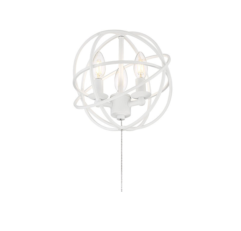 Gracie Oaks 3Light LED Ceiling Fan Globe Light Kit & Reviews Wayfair